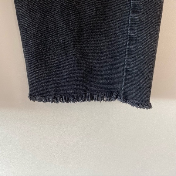 Levi's 550 Black Relaxed Fit Raw Hem Jeans Size 27 - Picture 10 of 16